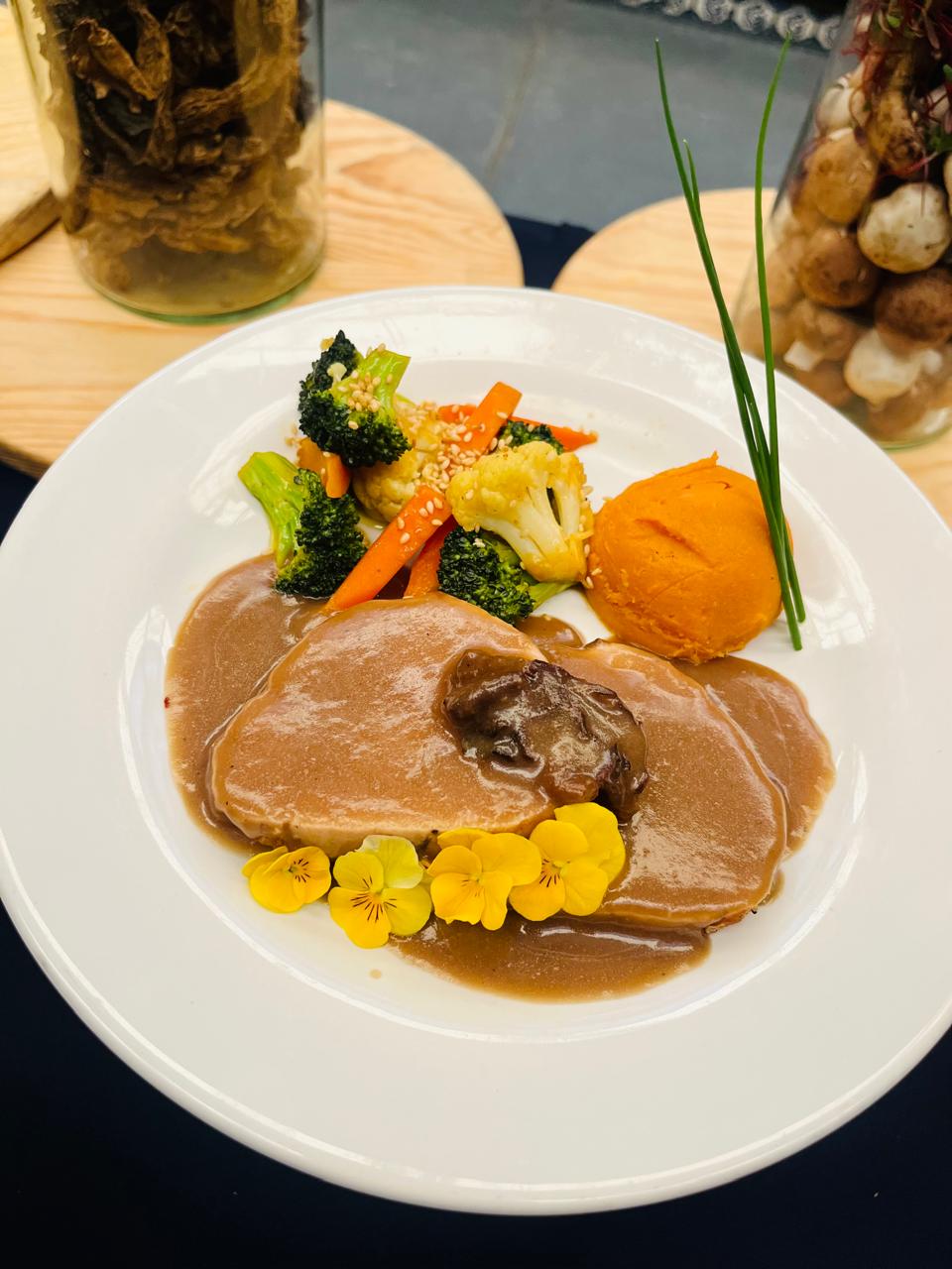 Lomo a la creme de trufa